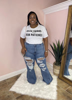 ThicK Thighs & Thin Patience Tee (Plus)